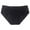 Black, variant on Krdevn Women Solid Mid Rise Floral Lace Side Bikini Underwear 4 Layer Extended Absorbent Leak Proof Breathable Reusable Menstrual Daily Panties Multi Pack Size:L