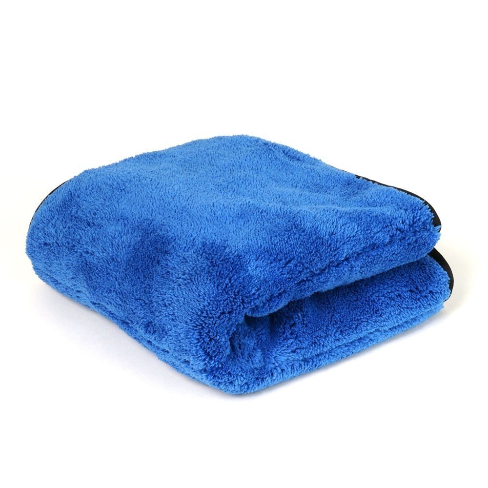 Big Blue Premium Microfiber Drying Towel 16" x 16" Ultra Thick Plush