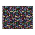 thumbnail image 4 of KLL Colorful Excavator Print Fleece Throw Blanket, Horizontal Fleece Bedding Cute Soft Blankets Comfy Fleece Flannel Plush Home Decor for Couch & Bed -50"x40", 4 of 9
