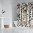 thumbnail image 2 of Waterproof Bohemian Shower Curtain 72x72 Inch Boho Style Polyester Unique Shower Curtain for Bathroom Hotel Home Decor with 12 Plastic Hooks, 2 of 5