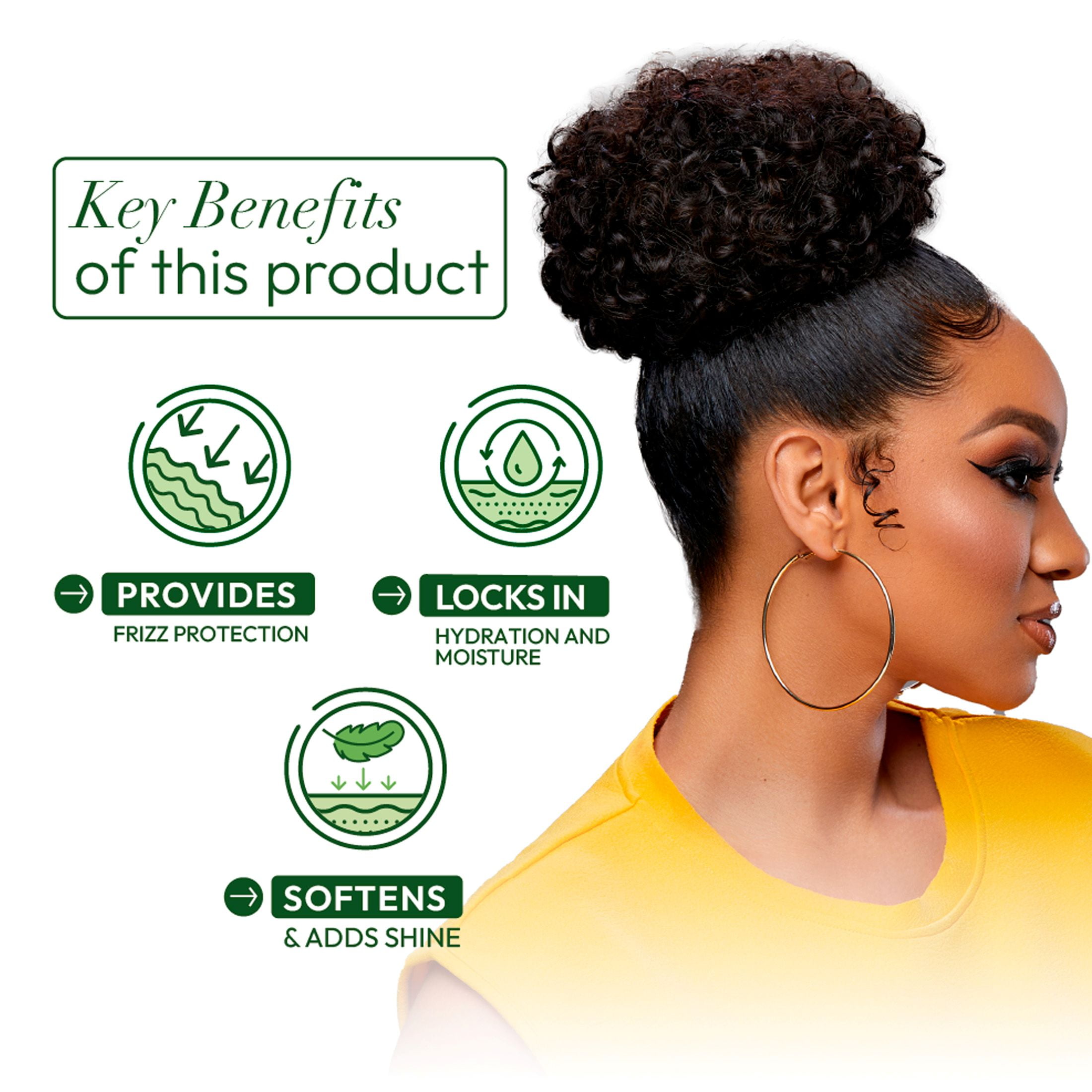 (2 pack) ORS Olive Oil Glossing Hair Polisher for Frizz Control & Shine, All Hair Types, 6.0 fl.oz.