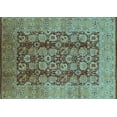 thumbnail image 1 of Ahgly Company Indoor Rectangle Oriental Light Blue Industrial Area Rugs, 3' x 5', 1 of 4