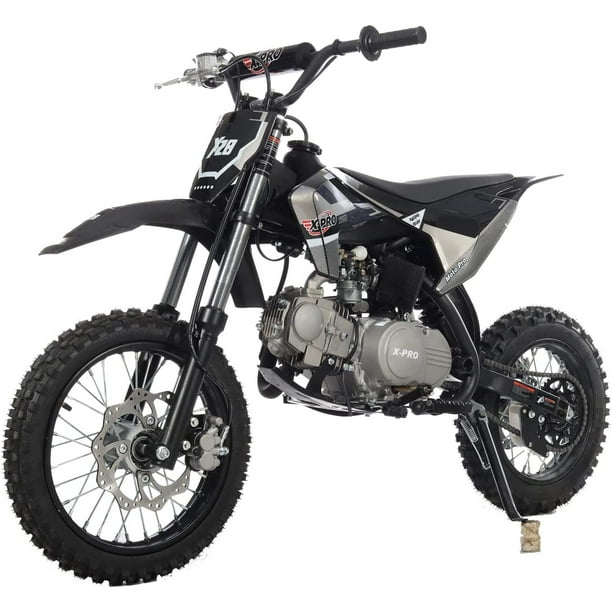 XPRO X28 110cc Dirt Bike with SemiAutomatic Transmission, Big 14"/12