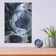 thumbnail image 4 of Luxe Metal Art 'Peony Blue Petals 1' by Ashley Aldridge Metal Wall Art, 12"x16", 4 of 7