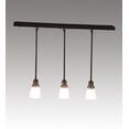 thumbnail image 6 of Meyda Tiffany 197133 3 Light 36" Wide Linear Pendant - Brown, 6 of 7