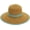 Brown/Turquoise, variant on Sun N' Sand Womens Trim Sun Hat One Size Brown/turquoise