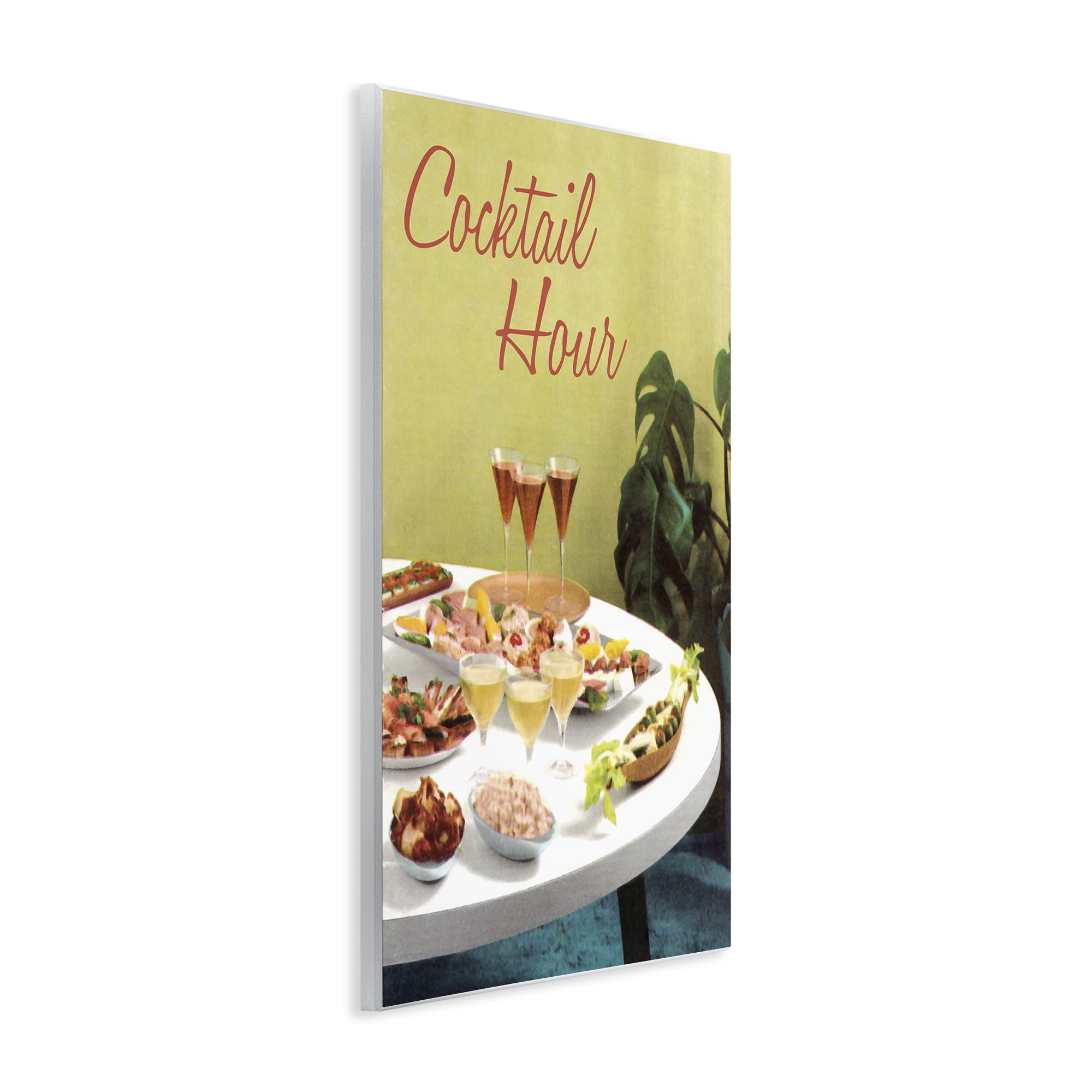 Stupell Industries Cocktail Hour Table Spread Wall Plaque Art, design by Tim Wright