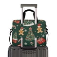 thumbnail image 2 of FORMRS 16" Laptop Bag Carrying Sleeve Case with Handle Travel Shoulder Briefcase, Yellow Christmas Gingerbread, 2 of 8