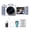 White, variant on YAHHU 1080P Digital Camera for Kids, 48MP Video Camera with 2.4 Inch Flip Screen, 8X Zoom Built-in Battery, Includes 32GB Memory Card, Purple