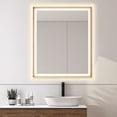 thumbnail image 4 of Altair 765036-LED-GF Apollo 36"W X 30"H Rectangular Flat Aluminum Framed Wall Mounted, 4 of 7