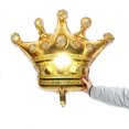 thumbnail image 3 of Crown Aluminum Foil Balloon Gold Multi-color Baby Birthday Party Floating Empty Decoration 1PC, 3 of 6