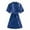 Dark Blue, variant on Gaexia Housecoats For Women Elegant Satin Kimono Robe for Soft Sleepwear and Loungewear with Open Front Design Comfortable Lightweight Dressing Gown Wear