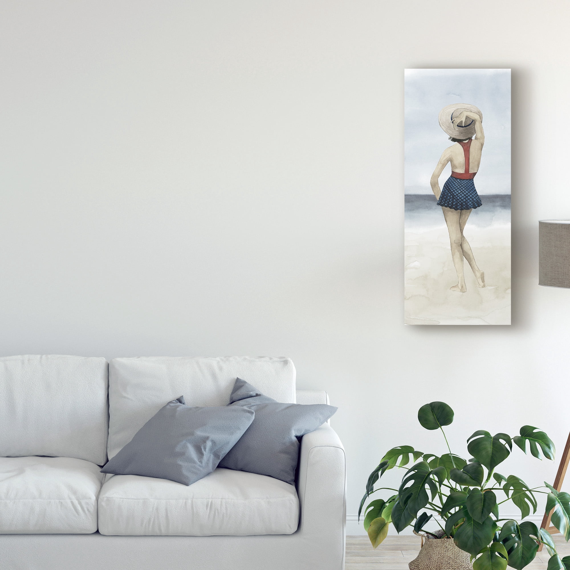 Trademark Fine Art 'Beach Beauty II' Canvas Art by Grace Popp