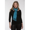thumbnail image 3 of Bamboo Scarf Pure Colour The Tsandza Collection Turquoise Green, 3 of 3
