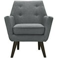 thumbnail image 4 of Modway Posit Upholstered Fabric Armchair in Gray, 4 of 5