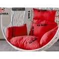 thumbnail image 4 of SK CHUMRA Outdoor/Indoor Cushion Hanging Swing Egg Chair Mats Pads NonSlip Soft Washable Cushion with Headrest & Armrest, 4 of 8