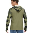 thumbnail image 5 of Trgacdwlo Camo Men's Sun Protection Hoodie Shirts UPF 50+ Raglan Long Sleeve Mens Rash Guards Hiking Running Fishing Shirt for Men, 5 of 5