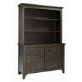 thumbnail image 2 of Westwood Design Taylor Farmhouse Wood Bookcase in River Rock Brown, 2 of 3