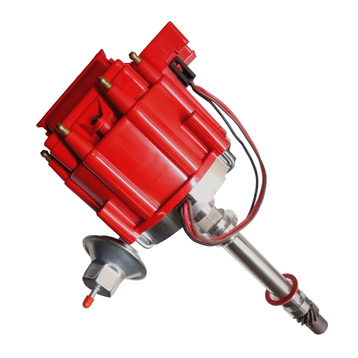 Ignition Distributor w/Cap & Rotor Compatible with Chevy GM SBC 262 267 305 307 327 350 400 small blocks 402 454 big blocks BBC V8 65k Coil HEI GM08