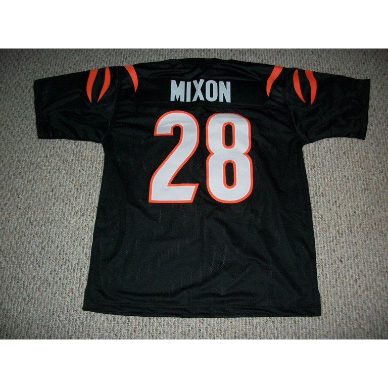 UNSIGNED CUSTOM Sewn Stitched Joe Mixon Black or Orange Jersey M to 2XL