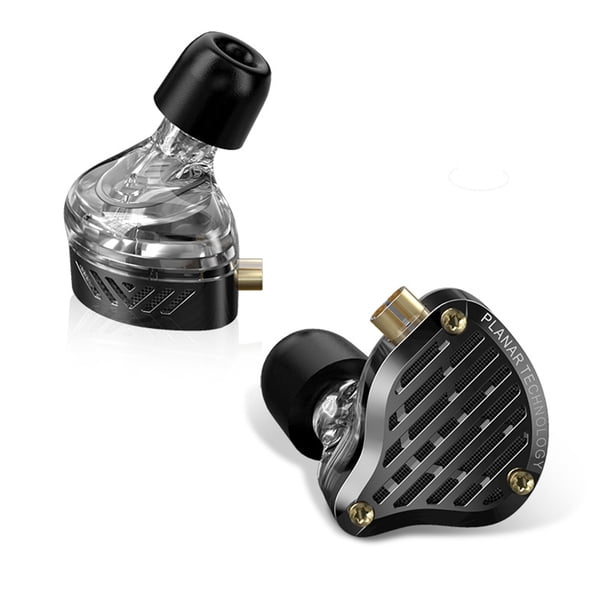 Auriculares internos con cable para monitor con bolsa para auriculares, auriculares deportivas con cancelación de ruido
