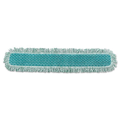 Rubbermaid Commercial, RCPQ438, HYGEN 36" Fringed Dust Mop Pad, 1 Each, Green