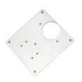 thumbnail image 2 of Cabinet Door Hinge Plate - Hinge Panel Flake Shape Easy to Install Stainless Steel Kitchen Cupboard Door Hinge Repair Plate for Cabinet, 2 of 8