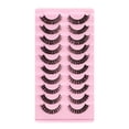 thumbnail image 2 of Wmkox8yii Pestañas postizas Pestañas de tira rusa Pestañas de visón de imitación naturales Pestañas postizas delgadas y de 10 mm Paquete de 10 pares Wmkox8yii FJKAFA989, 2 of 2
