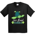thumbnail image 3 of Inktastic Vero Beach, Florida Happy Sea Turtle Youth T-Shirt, 3 of 5