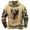 Brown, variant on Men's Western Aztec Hoodie 2025 ,American Flag Print Hooded Sweatshirt Big and Tall Cool Hoodies Loose Casual Pullover Sweatshirt with Front Pocket M - 3XL
