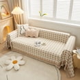 thumbnail image 1 of Nvzi Couch Cover Chenille Sofa Covers Sofa Towel Cover for Living Room Sofa Easy Fit Washable Furniture Sofa Protector 70.87*102.36inch (Khaki), 1 of 4