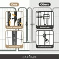 thumbnail image 3 of CAPHAUS 24/32/40 Inch Height Bold Metal Foldable Heavy-Duty Pet Playpen with Door, Available in 8/16/24/32 Panels, Indoor/Outdoor Portable Kennel, Dog/Animals Exercise Fence Cage for Yard, RV, Camping, 3 of 9
