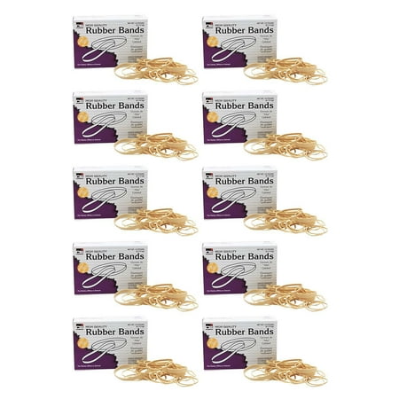 Charles Leonard Rubber Bands Assorted Sizes, 0.25 lb Box, 10 Count