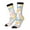 2 Black-1, variant on Zebra Colourful Crew Socks for Men & Women, Breathable Casual Athletic Ankle Socks