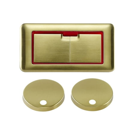 

Toilet Hardware Brushed Gold (SM-1T106)