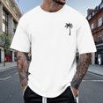 thumbnail image 2 of Big and Tall T Shirts for Men 6x Short Sleeve Big & Tall Basic Active Tops Lightweight Solid Color Crew Neck Summer Casual Beach Basic Tee, 2 of 6