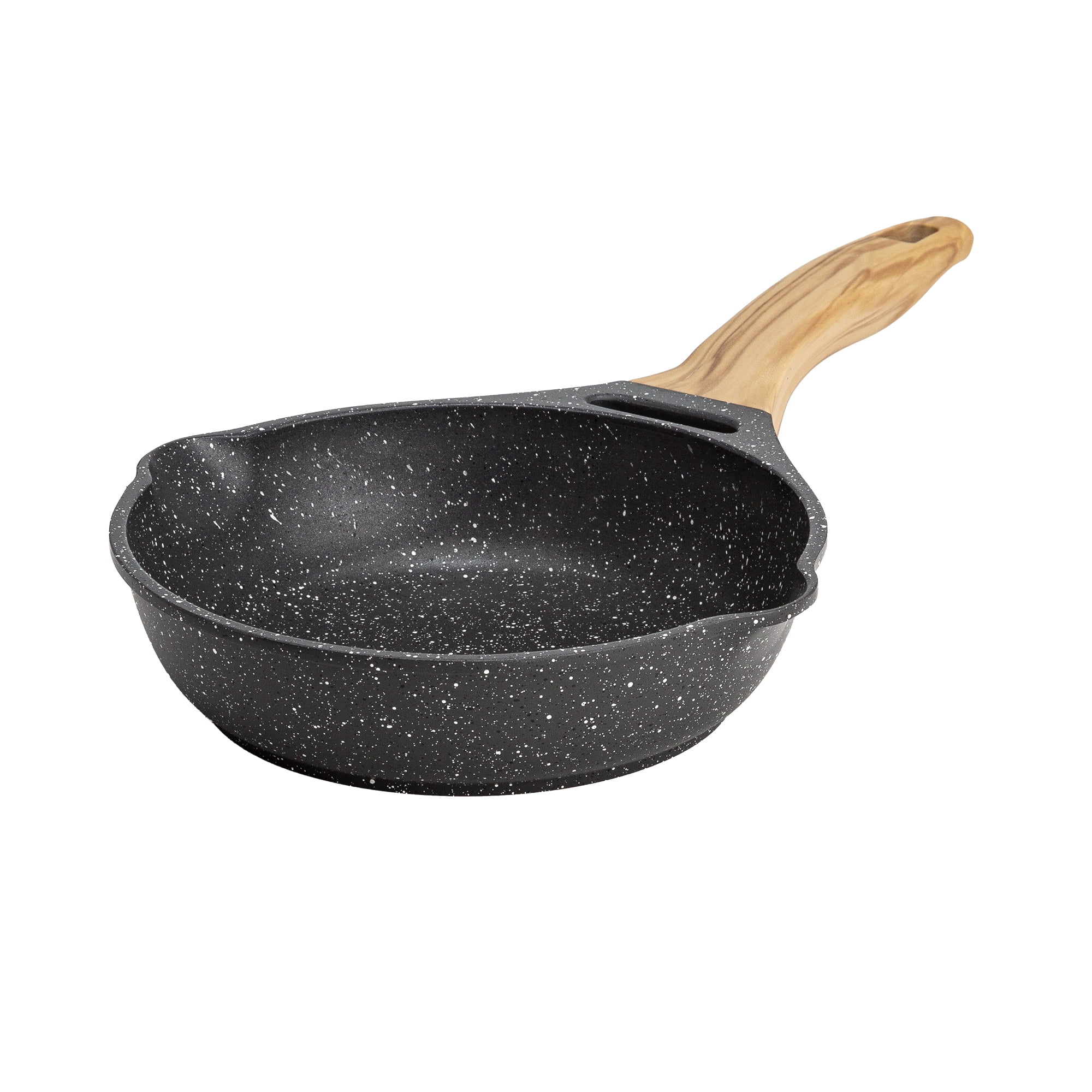 The Pioneer Woman Prairie Signature Cast Aluminum 8' Fry Pan, Charcoal Speckle