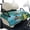 Seaside Palm Leaves, variant on Yuyamidu Sunset Golf Cart Seat Covers Coconut Tree Club Car Seat Towel Blanket with 4 Front Pockets for 2 Person Seats Golf Cart Seat Cushion Travel Sports Golf Cart Accessories