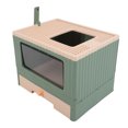 thumbnail image 1 of Top Entry Drawer Enclosed Litter Box, Large Space, Durable, Collapsible for Adult Cat Kitten, Easy to Clean, 1 of 7