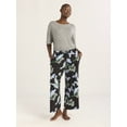 thumbnail image 2 of Joyspun Women’s Sleepwear Knit Cropped Pajama Pants, 25'' Inseam, Sizes S-3X, 2 of 6