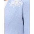thumbnail image 5 of INSPIRE CHIC Women's Formal Bolero for Evening Dresses Half Sleeves Open Front Cocktail Shrugs M Light Blue, 5 of 6