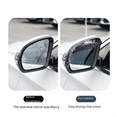 thumbnail image 2 of 1 Pair Car PVC Carbon Fiber Rain Shield Rear View Mirror Rain Eyebrow Adhesive for Rear View Mirror Car Rain Shield, 2 of 10