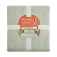 thumbnail image 3 of Beautiful 100% Cotton Floral Stitched Sage Green Quilt, Full/Queen by Drew Barrymore, 3 of 9