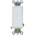 thumbnail image 1 of Interruptor electrónico Leviton 5621-2WS, 20 amperios, 120/277 V, blanco, 1 of 1