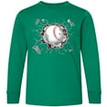 thumbnail image 3 of Inktastic Baseball Breakthrough Long Sleeve Youth T-Shirt, 3 of 5