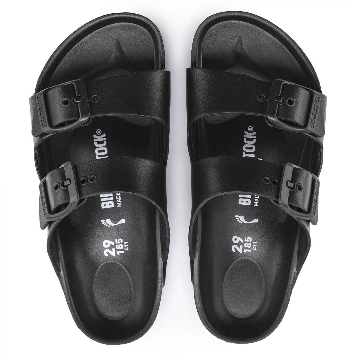 BIRKENTSOCK Kids' Unisex Arizona Essential Black EVA Sandal - 1018924
