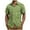 Green, variant on Men's Hawaiian Shirt Short Sleeve Floral Button Down Shirts Tropical Holiday Beach Shirts Green XXL