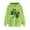 Green, variant on St Patricks Day Hoodie for Women Lucky Green Shamrock Print Hooded Sweatshirts Drawstring Long Sleeve Hoody Tops Irish Gifts Black S