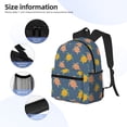 thumbnail image 5 of Daiia Cute Turtle School Backpack for Men Women, Unisex Large Waterproof Bookbag Schoolbag Casual Daypack for High School/College/Teens/Travel/Work Black, 5 of 8