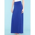 thumbnail image 3 of Made by Johnny Women's Lightweight Floor Length Maxi Skirt XL ROYAL_BRITE, 3 of 7